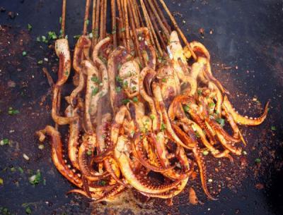 成都街邊小吃哔咔漫画APP下载烤魷魚做法