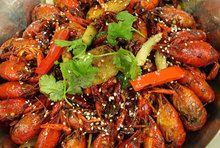 超級好吃的幹鍋蝦，聞著香，吃著爽！