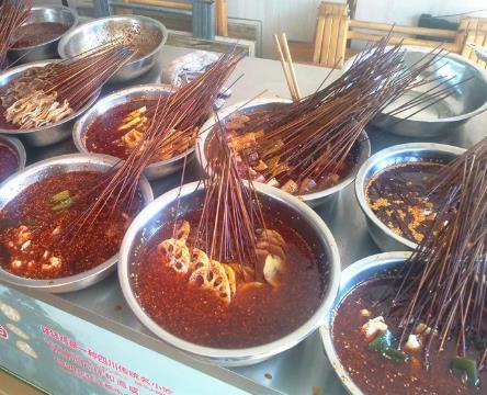 四川特色小吃，看起來很有油吃起來很香